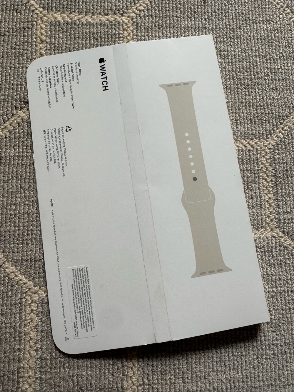 Apple Sport Band - Stone Beige